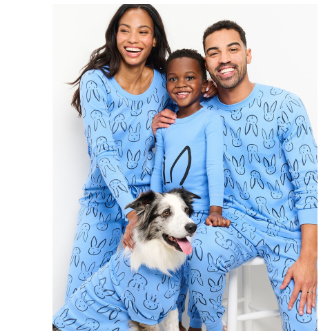 Matching easter pyjamas online family